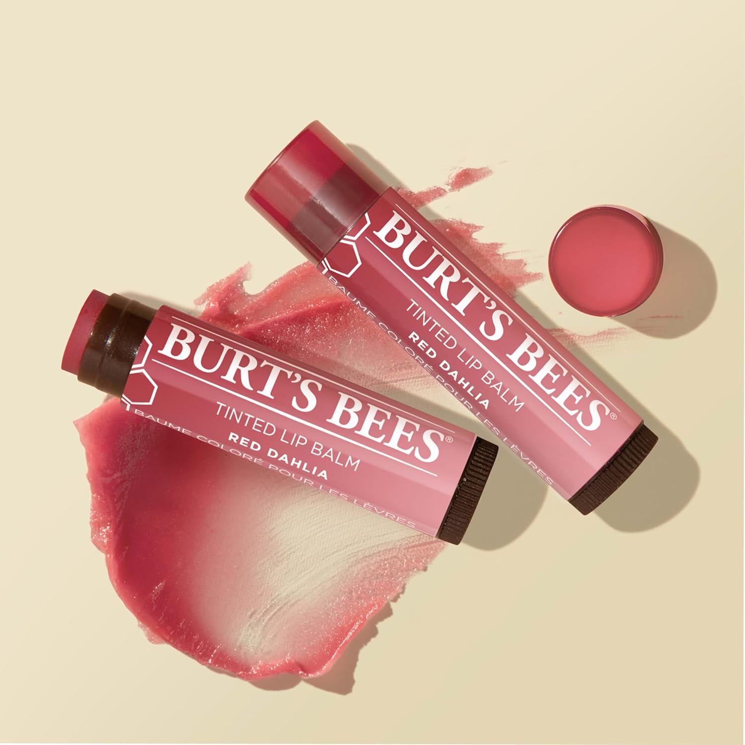 Balsamo Labial con Color - Rojo Dahlia - Burts Bees