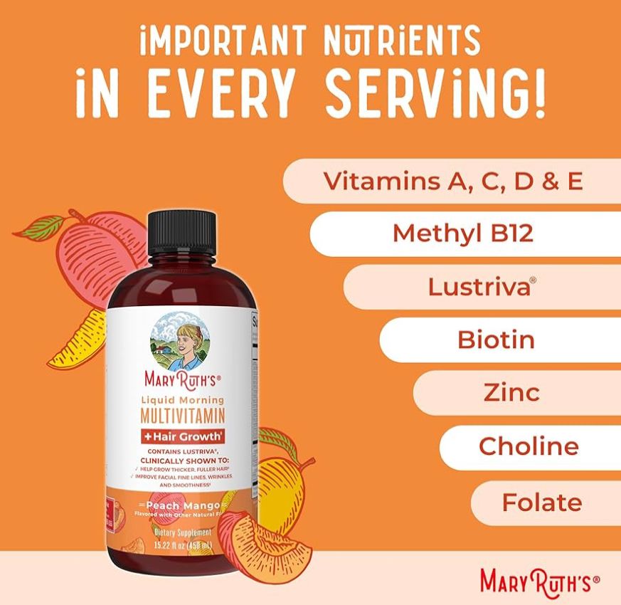 Suplemento Multivitaminico para el crecimiento del cabello 30 ONZ