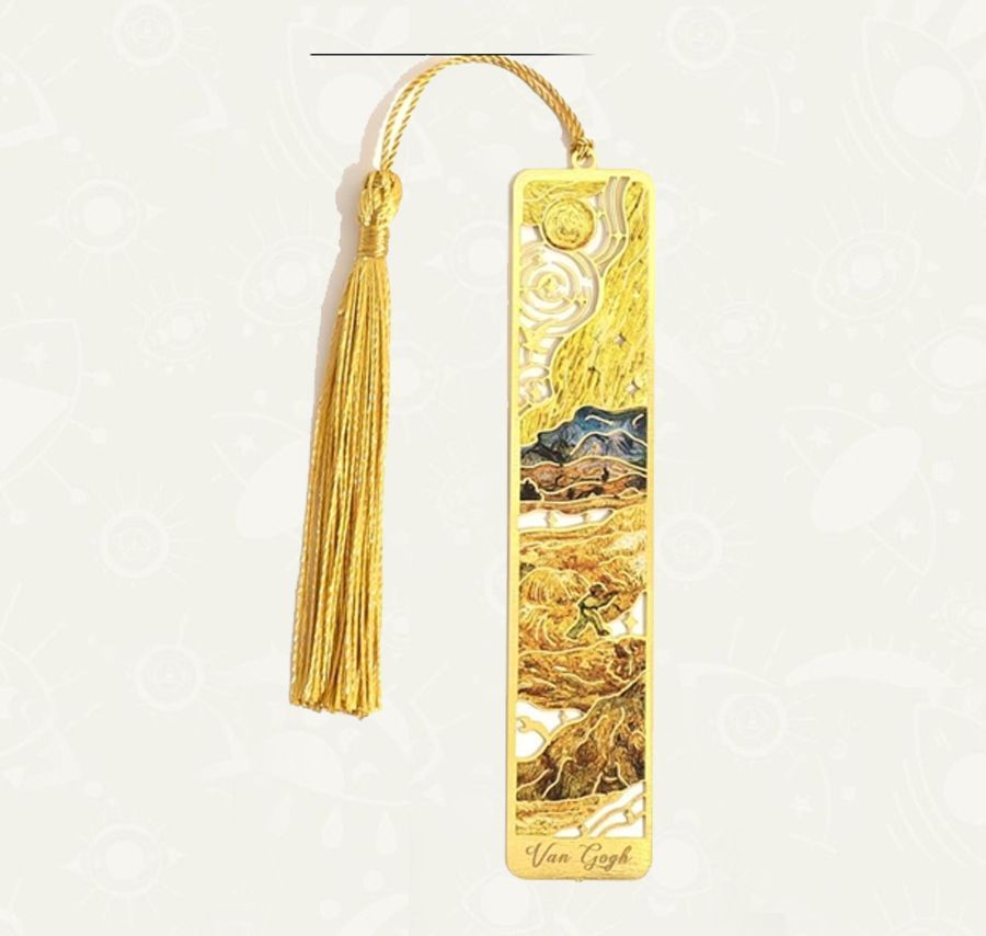 Separador Metalico- Flower Shadow Series - Campo de trigo