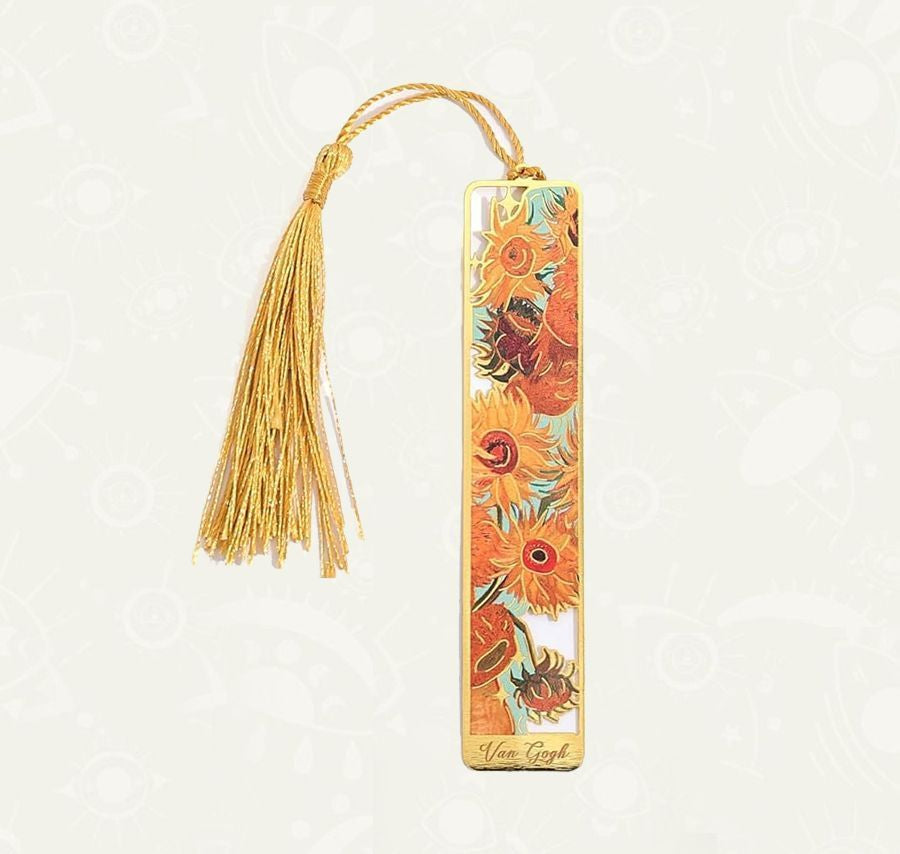 Separador Metalico - Flower Shadow Series - Girasoles