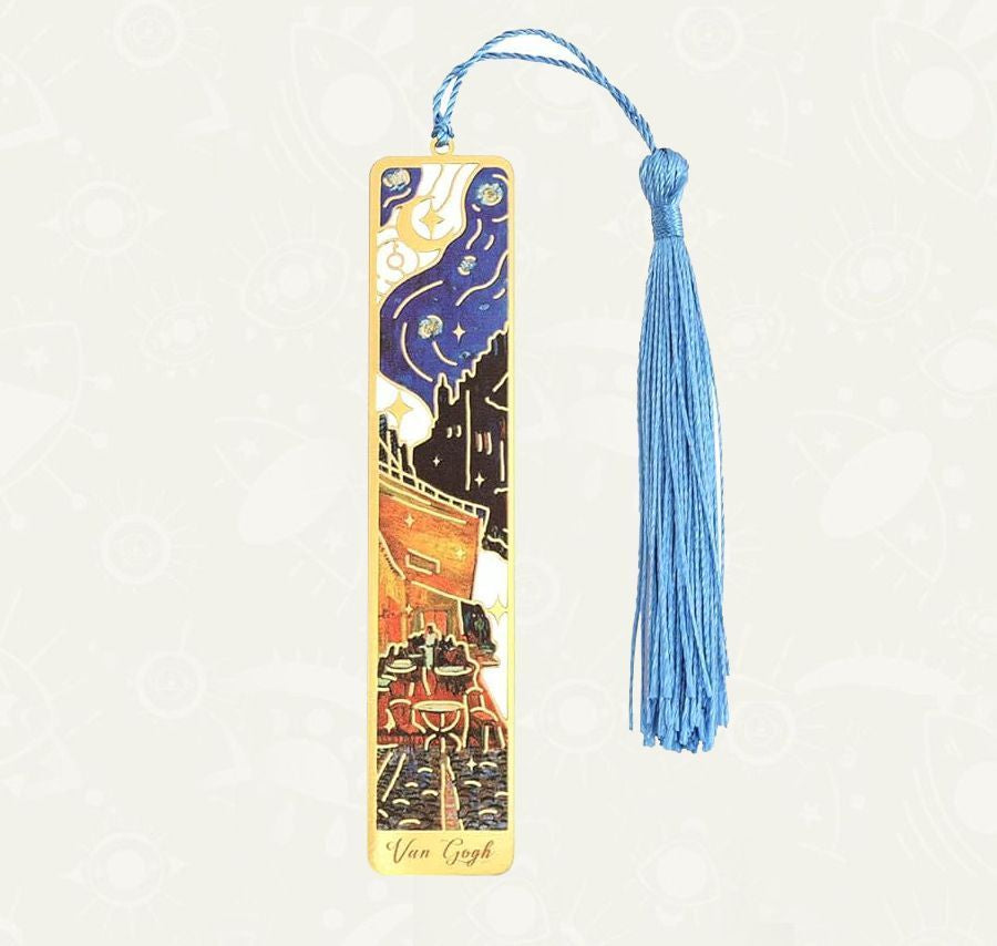 Separador Metalico - Flower Shadow Series - Terraza de cafe por la noche