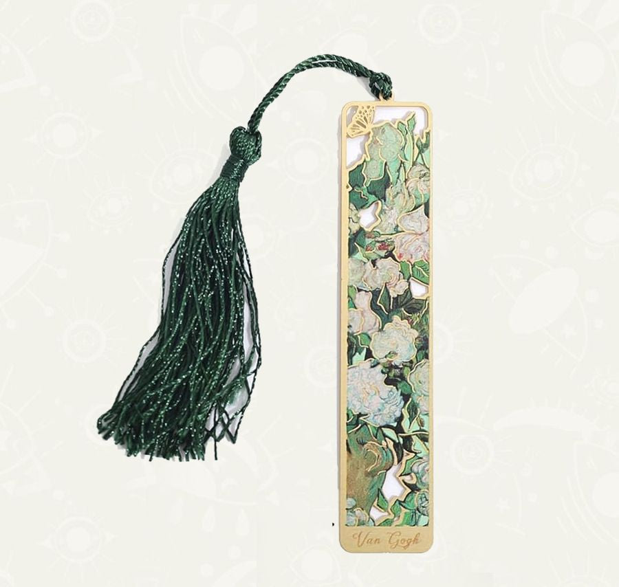 Separador Metalico - Flower Shadow Series - Rosas Blancas