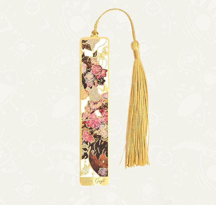 Separador Metalico - Flower Shadow Series - Jarron con Rosas