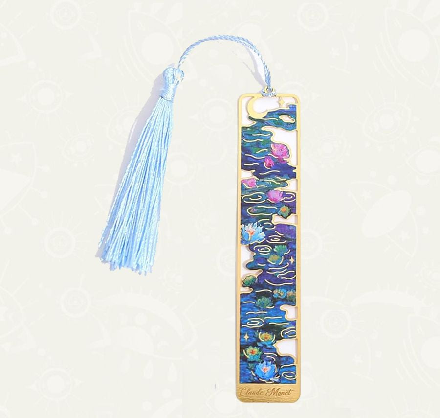 Separador Metalico - Flower Shadow Series - Lirios de Agua