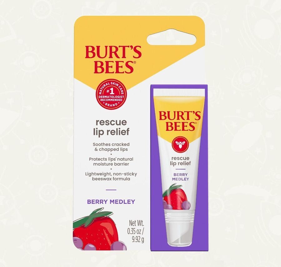 Balsamo Labial Rescue Lip - Sabor Berry Medley   - Burts Bees