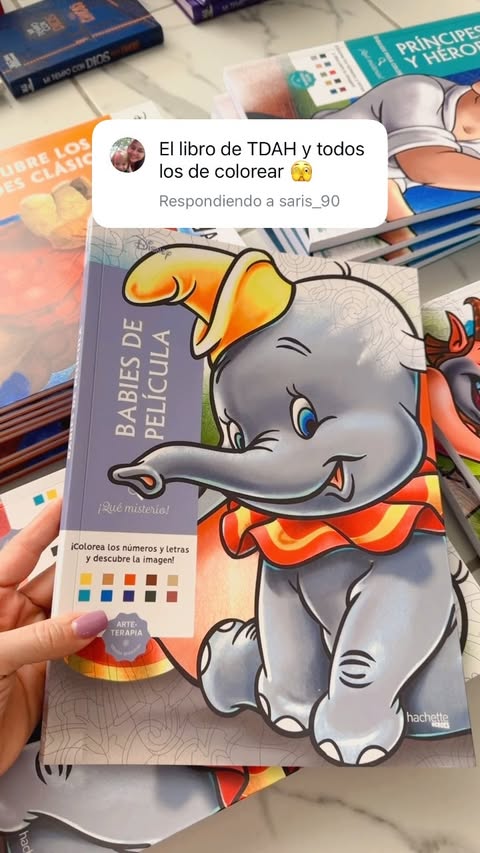 Libro de colorear Dumbo / España