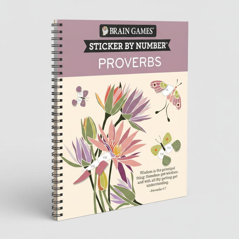 Brain Games - Sticker by Number - Proverbs