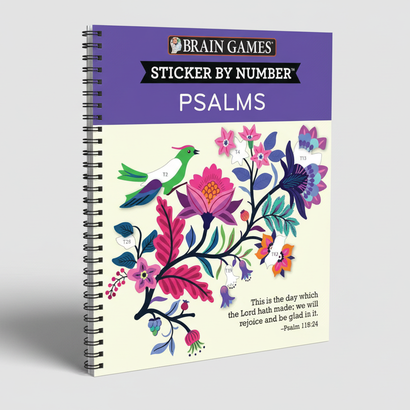 Brain Games - Sticker by Number - Salms