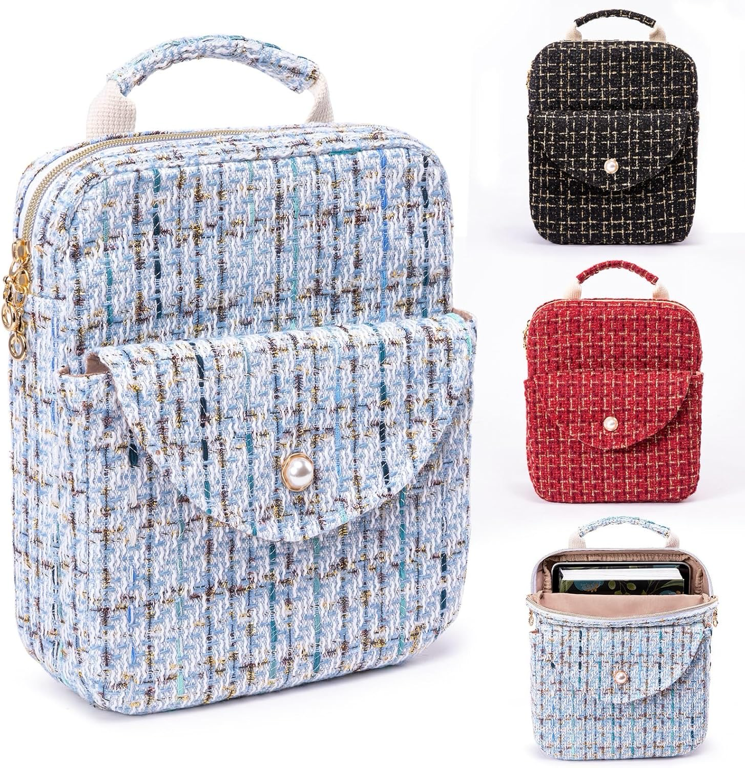 Bolsa para libro - celeste