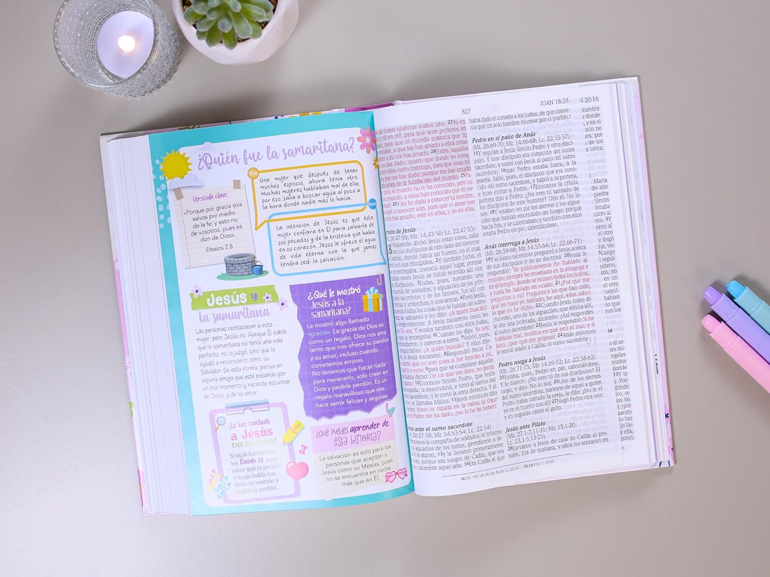 Biblia de Promesas para Niñas  Ilustrada Tapa Dura