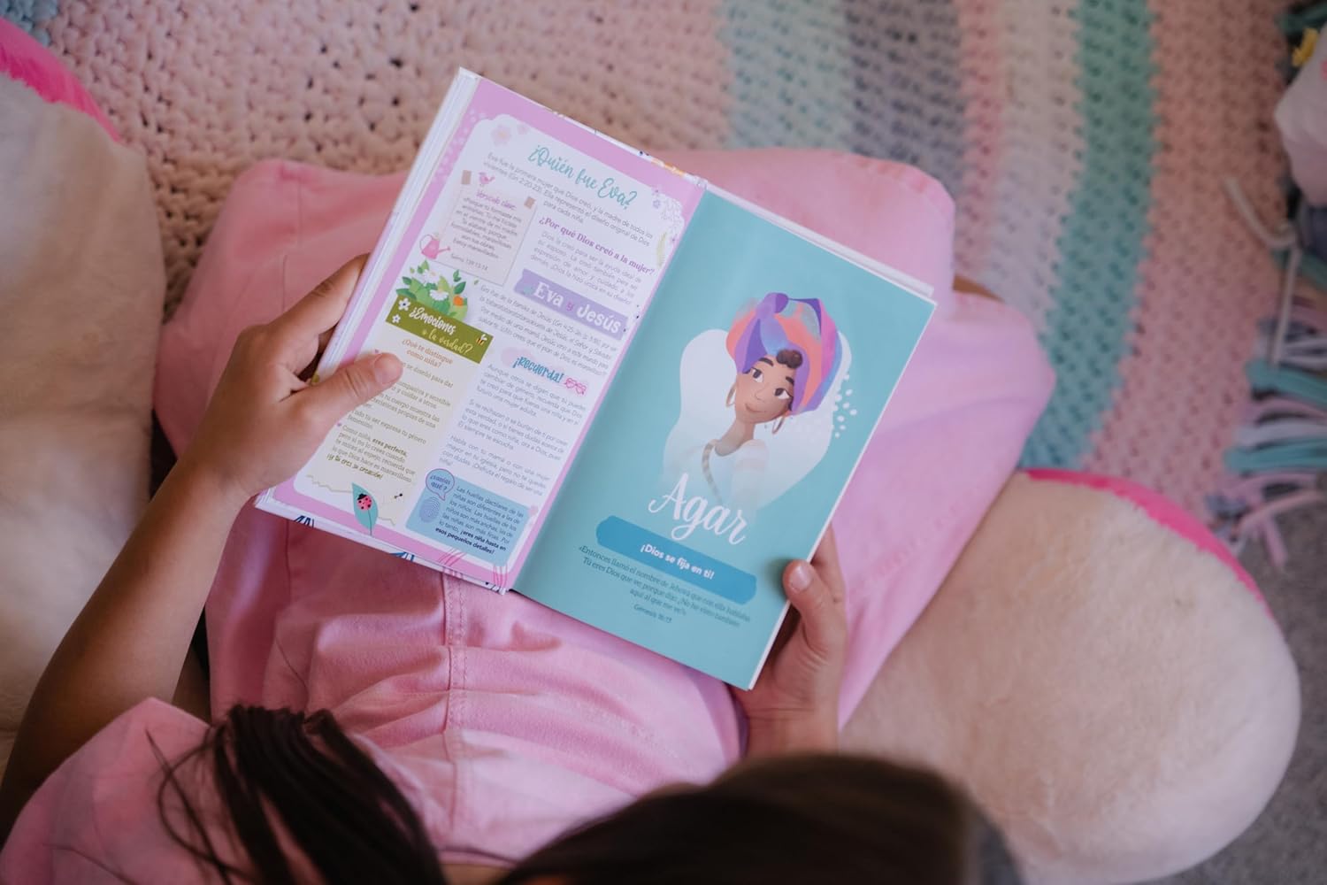 Biblia de Promesas para Niñas  Ilustrada Tapa Dura