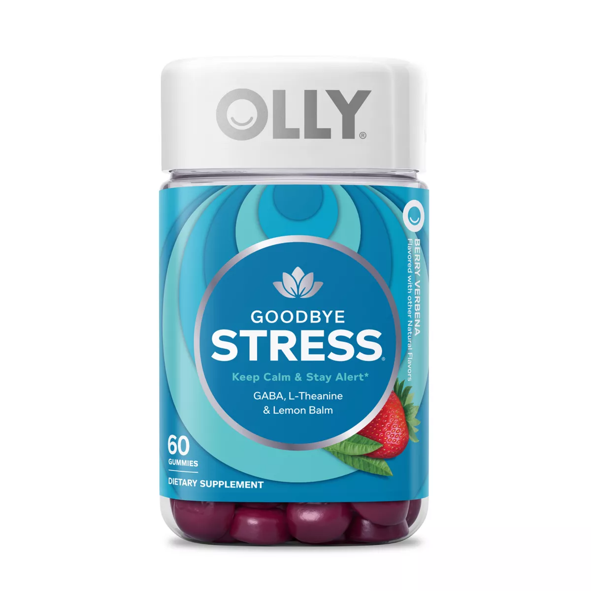 OLLY | Gomitas Antiestres Sabor Berry | 60 ct. | Suplemento