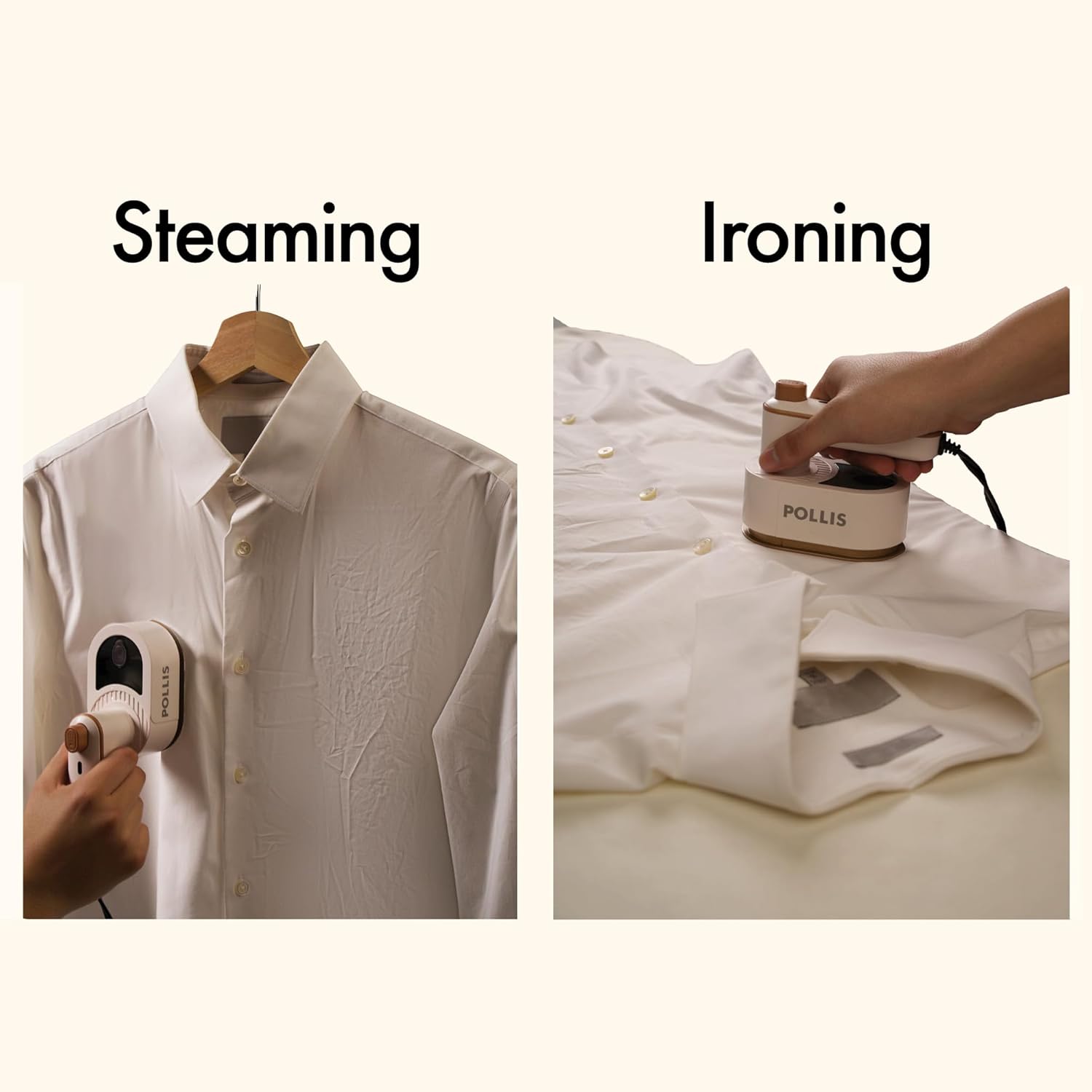 Plancha y Vaporizador Portatil | 2 en 1 - Pollis