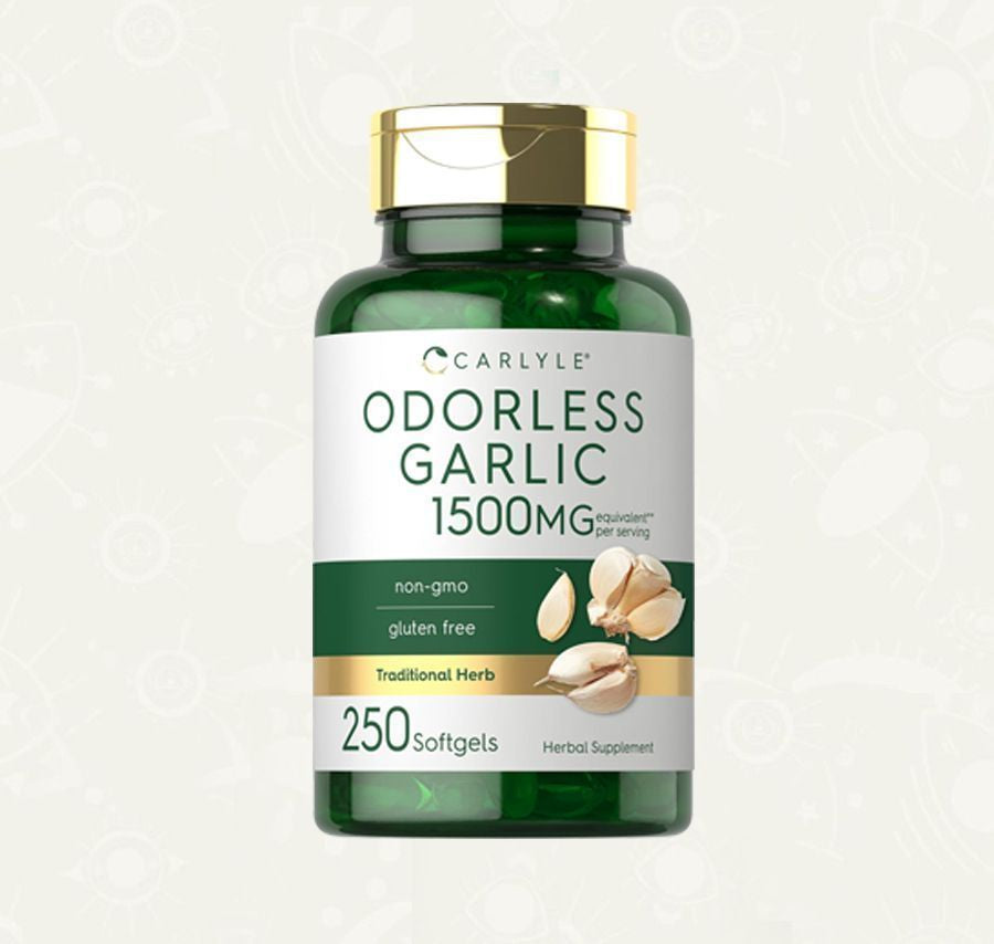 Capsulas de Ajo sin Olor 1500 mg | Carlyle 250 ud. | Suplemento