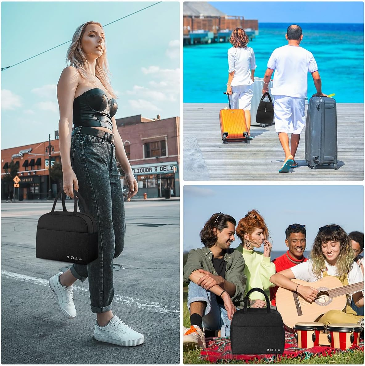 Lonchera Termica anti fugas - Negro