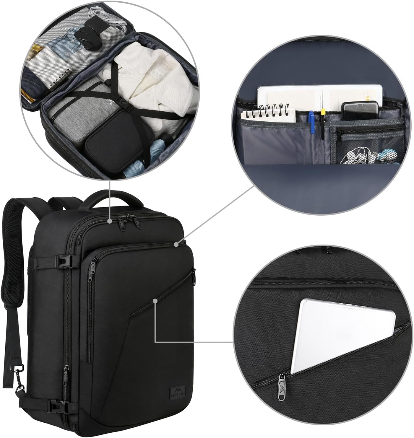 Mochila de viaje - Impermeable Expandible – 7.13 Galones
