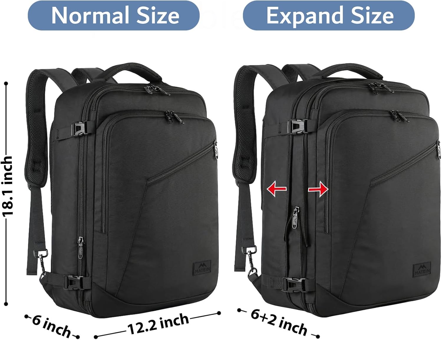 Mochila de viaje - Impermeable Expandible – 7.13 Galones