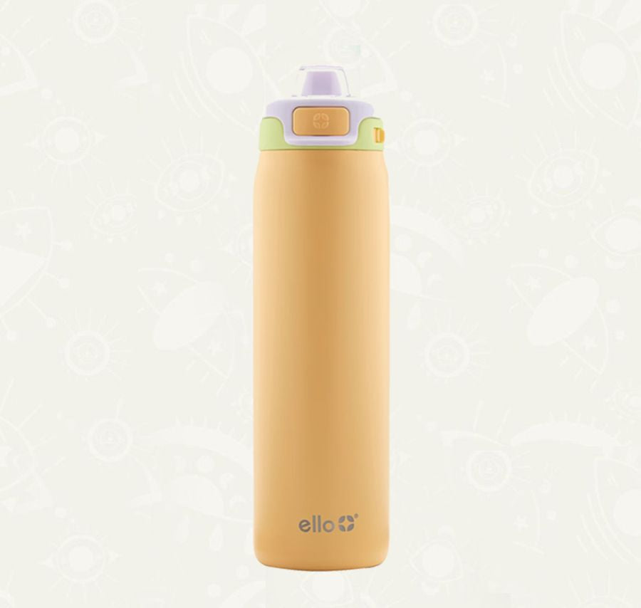 Termo Ello - Pop & Fill 650 ml (22 oz) - Naranja