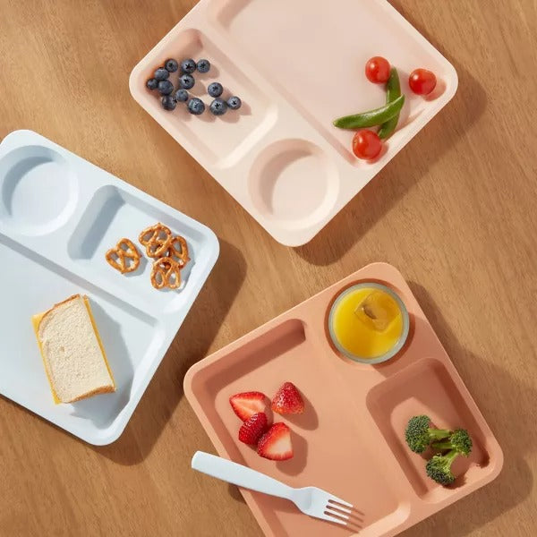 Set de 6 Platos Divididos de Plastico | Pillowfort