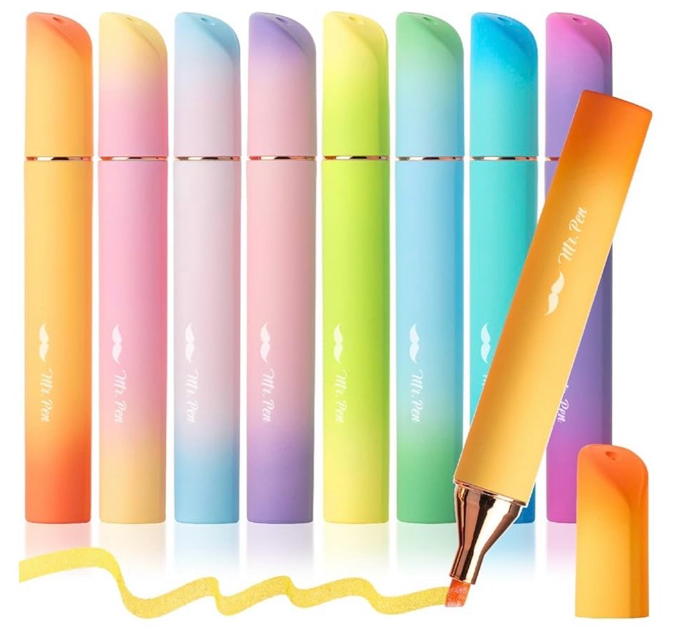 Paquete de resaltadores | Mr. Pen | Marcadores