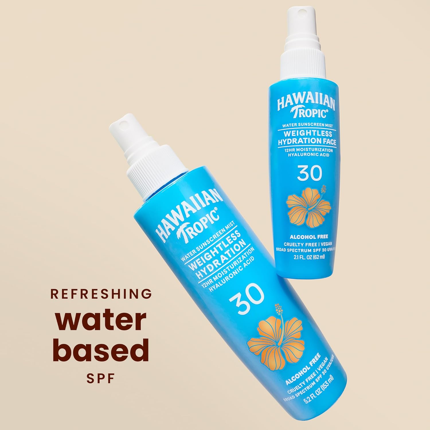 Splash Corporal Hidratante con Protección Solar FPS 30 | Hawaiian Tropic