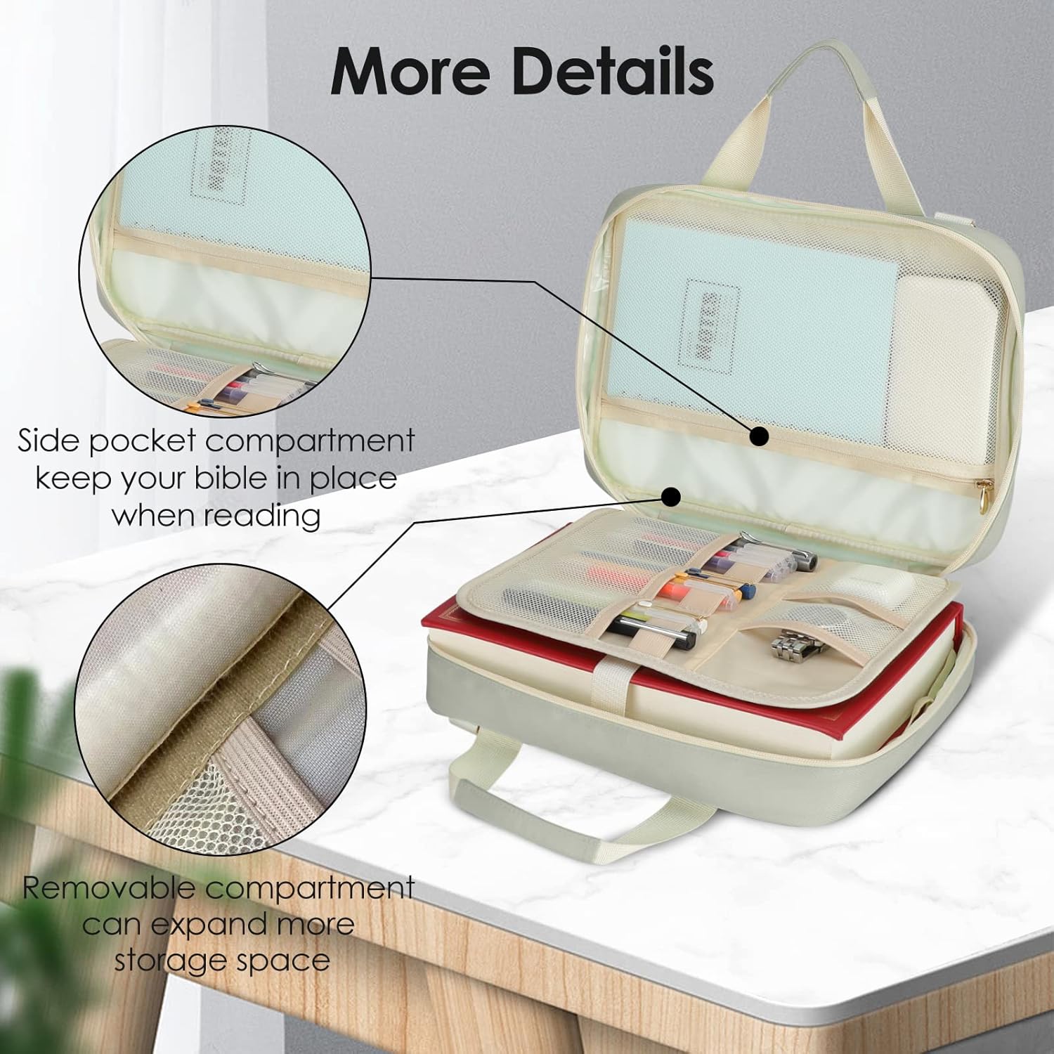 Funda para libro / Bolsa multiusos Verde