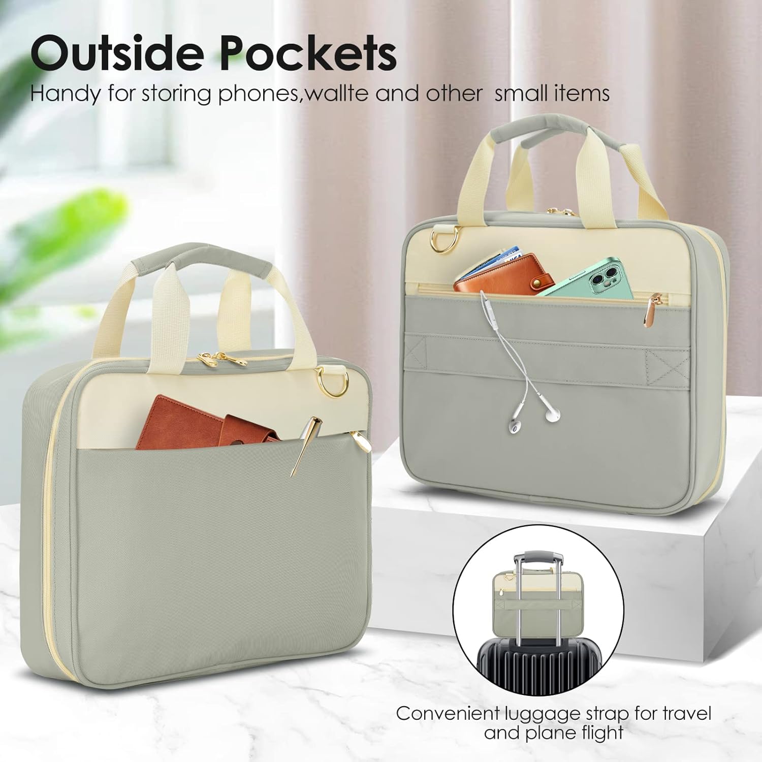 Funda para libro / Bolsa multiusos Verde