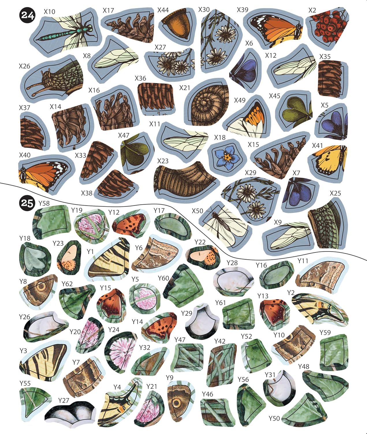 Brain Games - Sticker by Number - Vintage: Forest