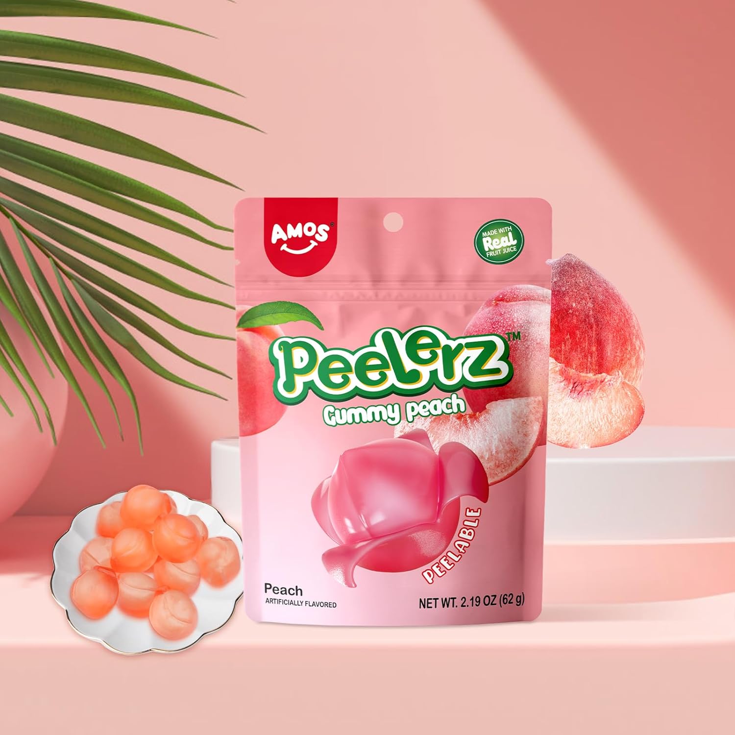 Peelerz – Gomitas pelables - Durazno |  3 oz