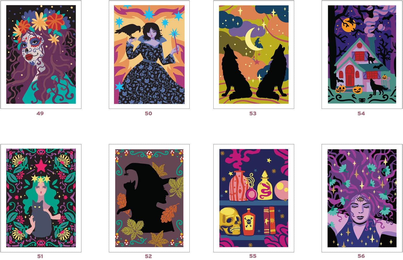 Libro para colorear misterio - brujas