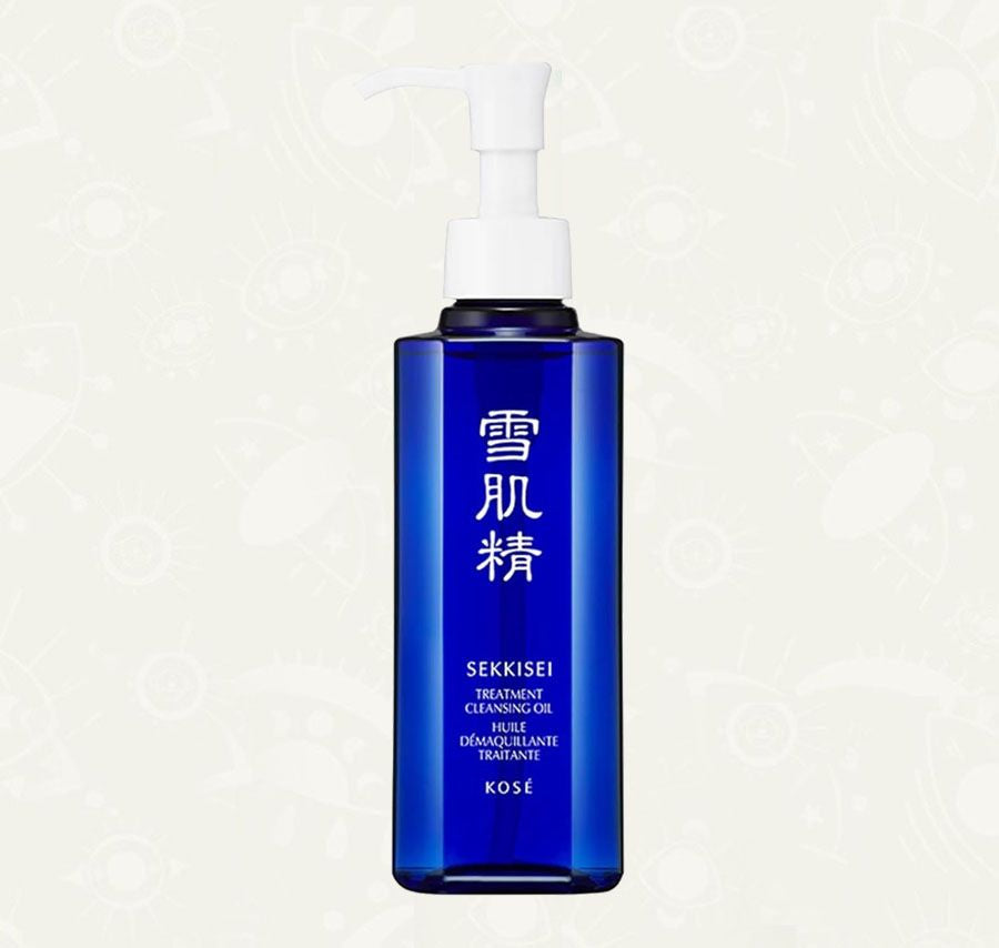 SEKKISEI Aceite limpiador de tratamiento, limpiador facial y removedor de maquillaje