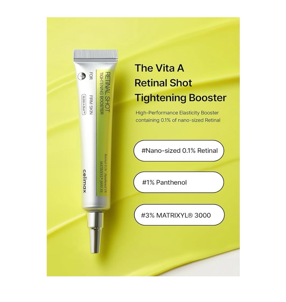 Retinal 1% - Celimax minimizador de poros, arrugas y líneas de expresión, piel más firme - top