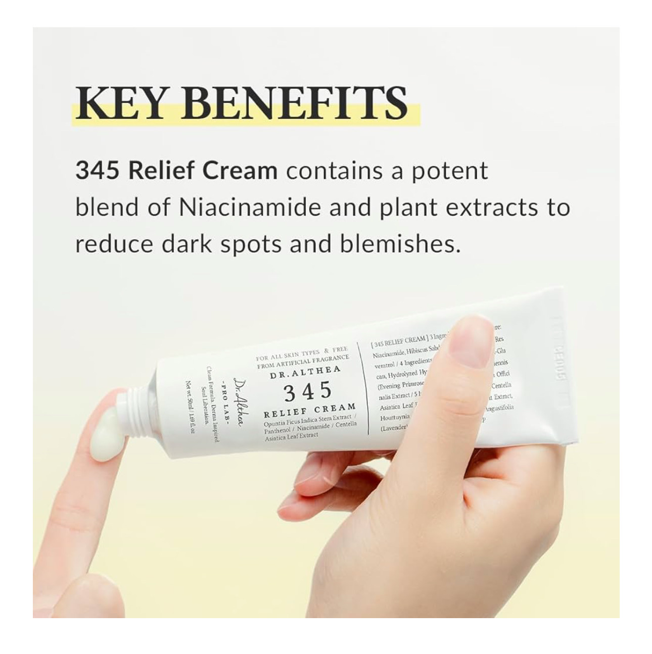 345 Crema Calmante - Dr Althea para acne, manchas, rojez, textura y pieles sensibles