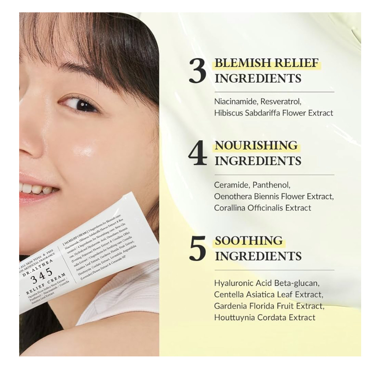 345 Crema Calmante - Dr Althea para acne, manchas, rojez, textura y pieles sensibles