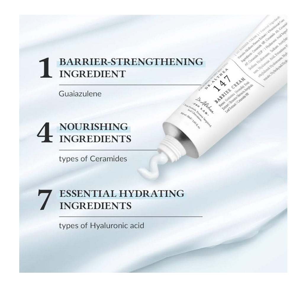 147 Crema Barrera - Dr Althea - Hidratación intensiva para pieles secas, deshidratadas y maltratadas - top