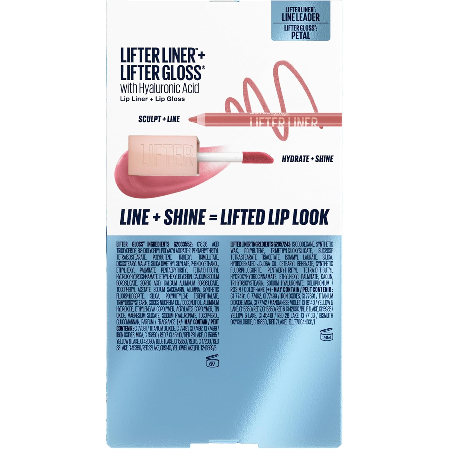 MAYBELLINE LIFTER GLOSS + LIFTER LINER - Gift Set