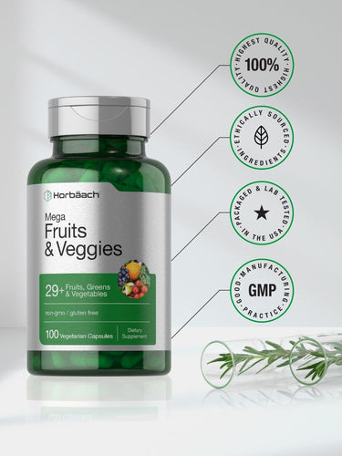 Capsulas Frutas y Verduras - Horbaach | Suplemento