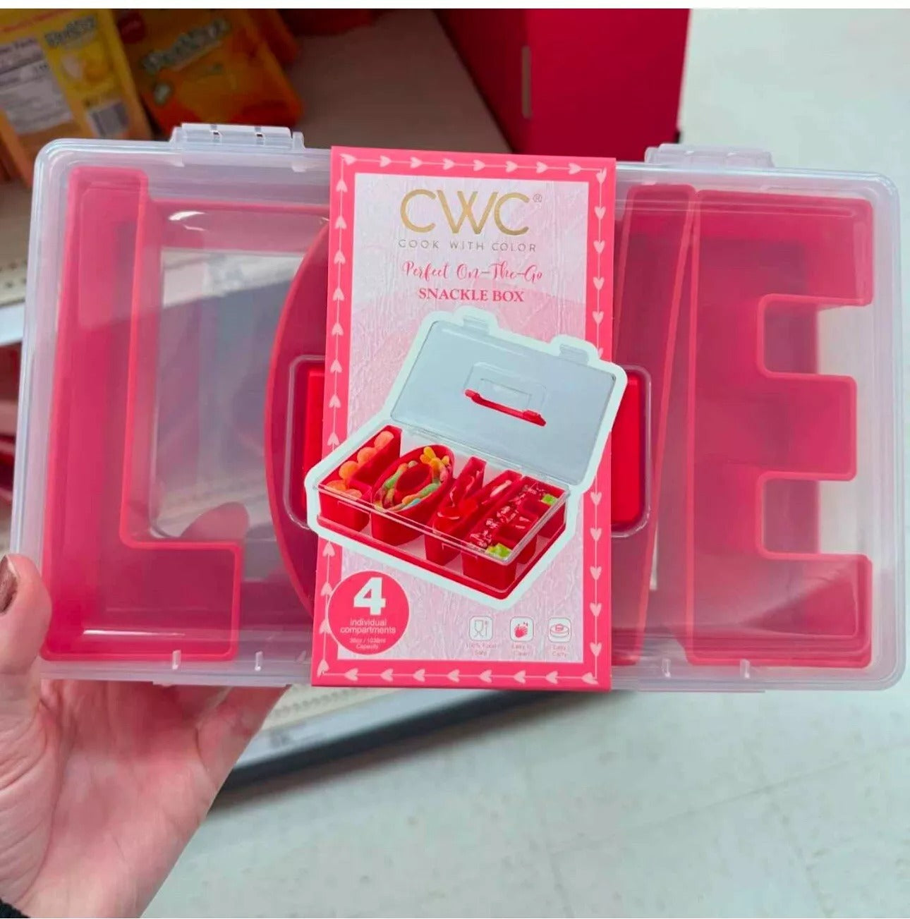 Caja para snacks LOVE
