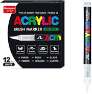 Marcador acrílico color blanco | Acrylic | solo por unidad