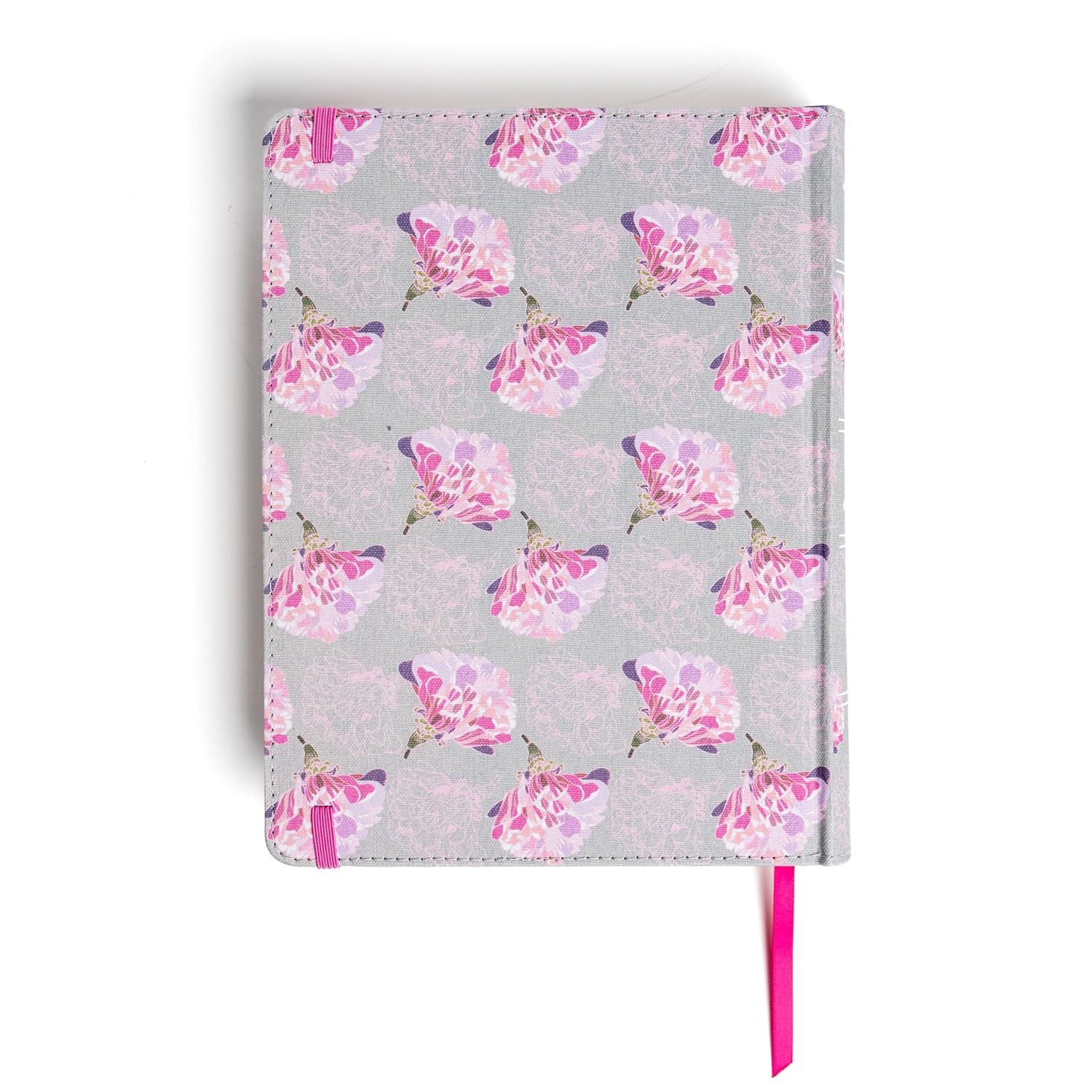 Biblia  de apuntes | gris y floreada | Reina Valera 1960