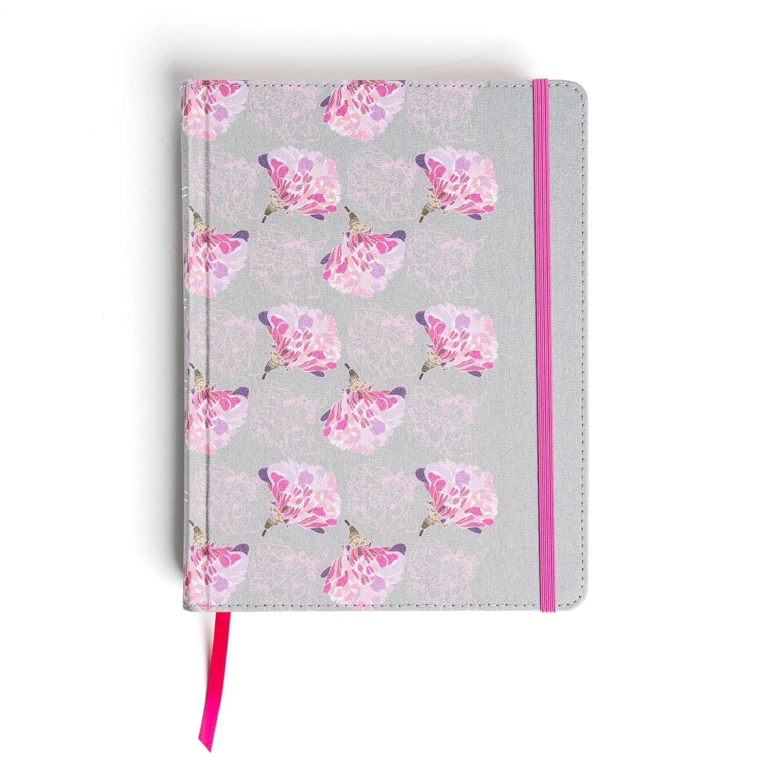 Biblia  de apuntes | gris y floreada | Reina Valera 1960