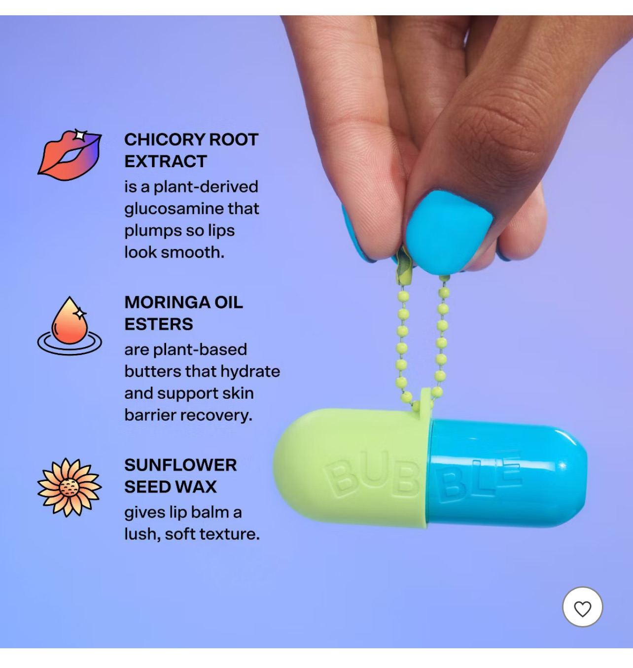 Balsamo hidratador de labios - Bubble - Minty Lip Balm