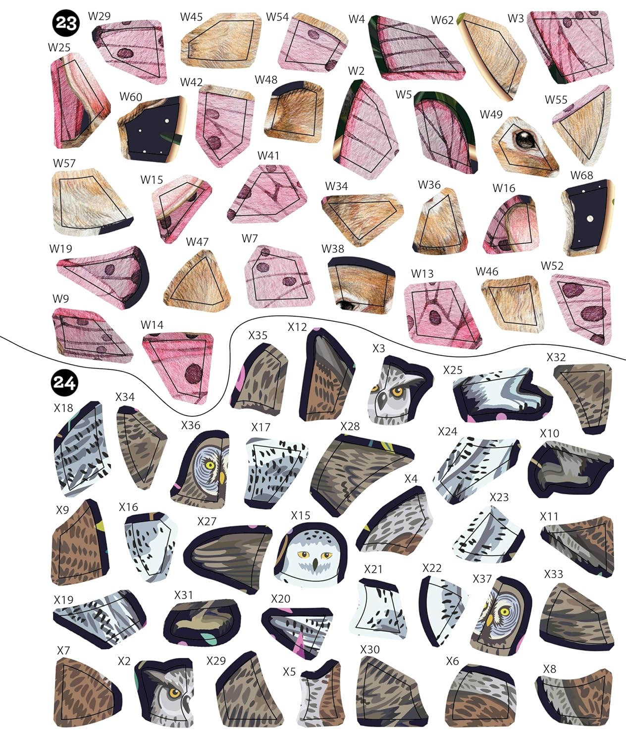 Brain Games - Sticker by number - Enchanted Forest