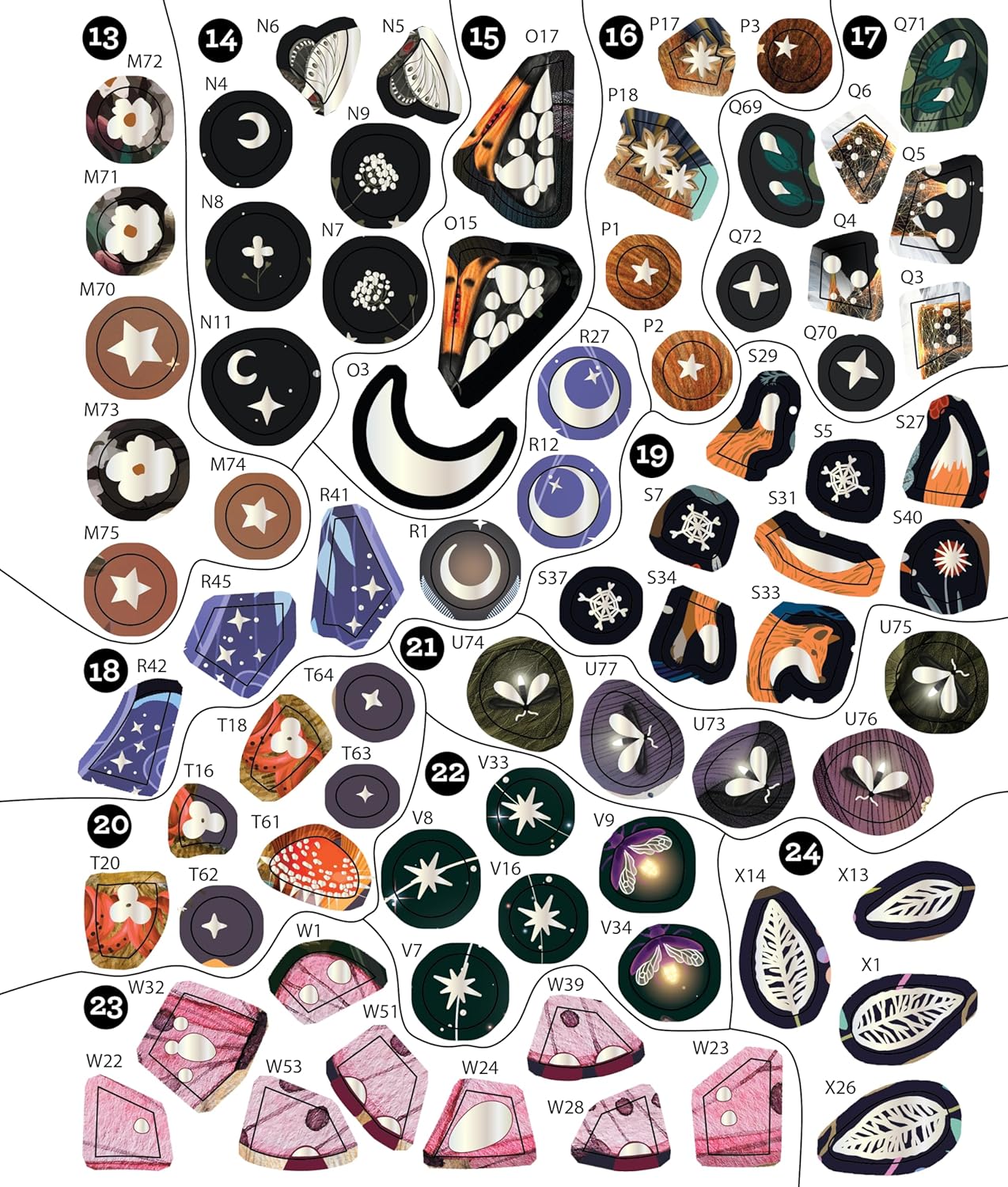 Brain Games - Sticker by number - Enchanted Forest