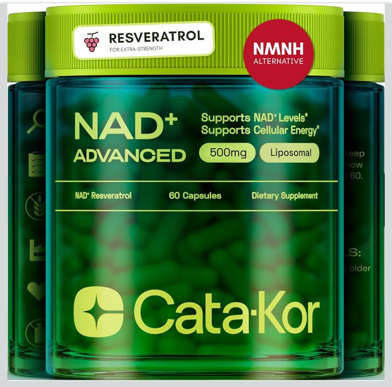 NAD + Advance / Resveratrol - Suplemento - catakor