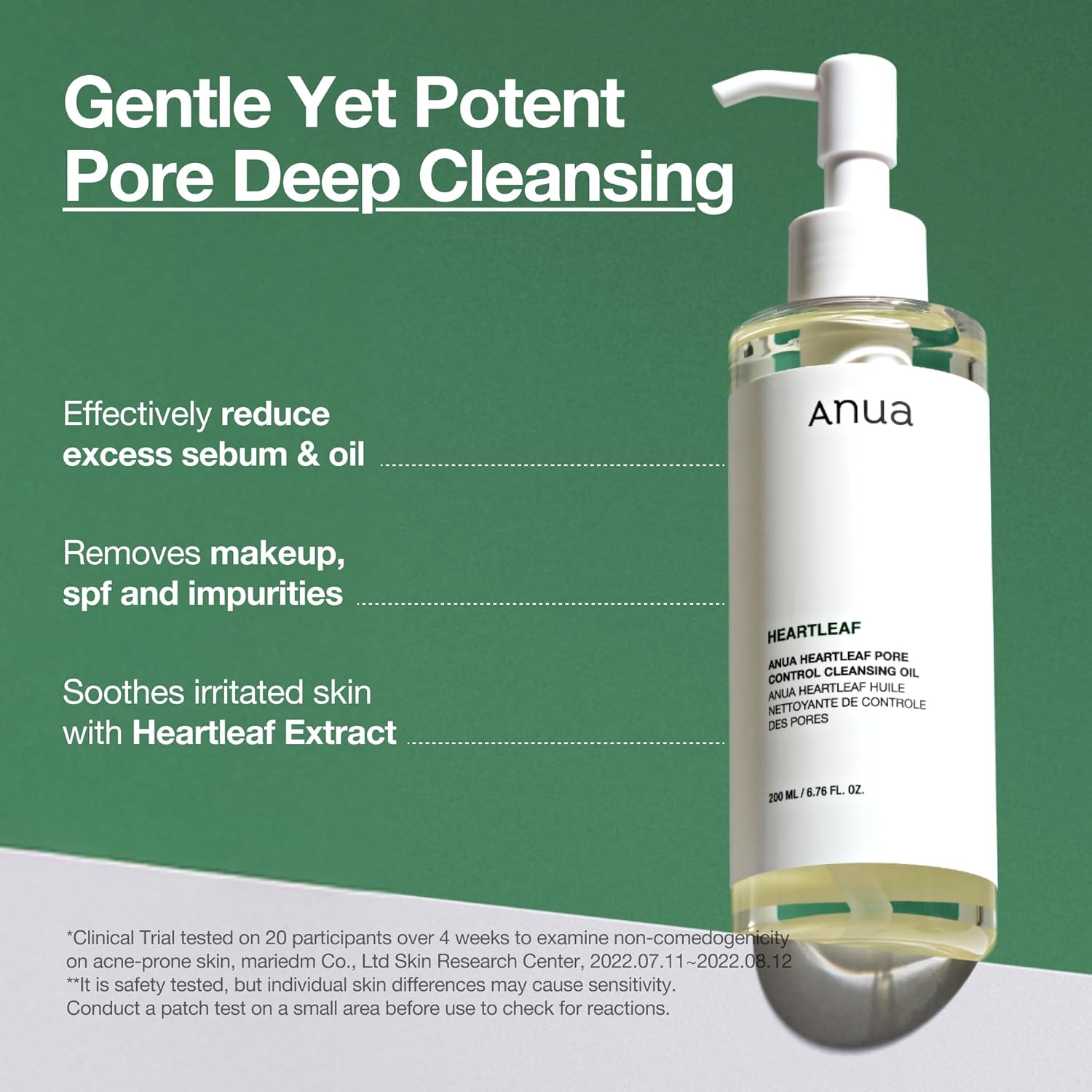 Aceite limpiador para control de poros | 200ml | Anua - Top
