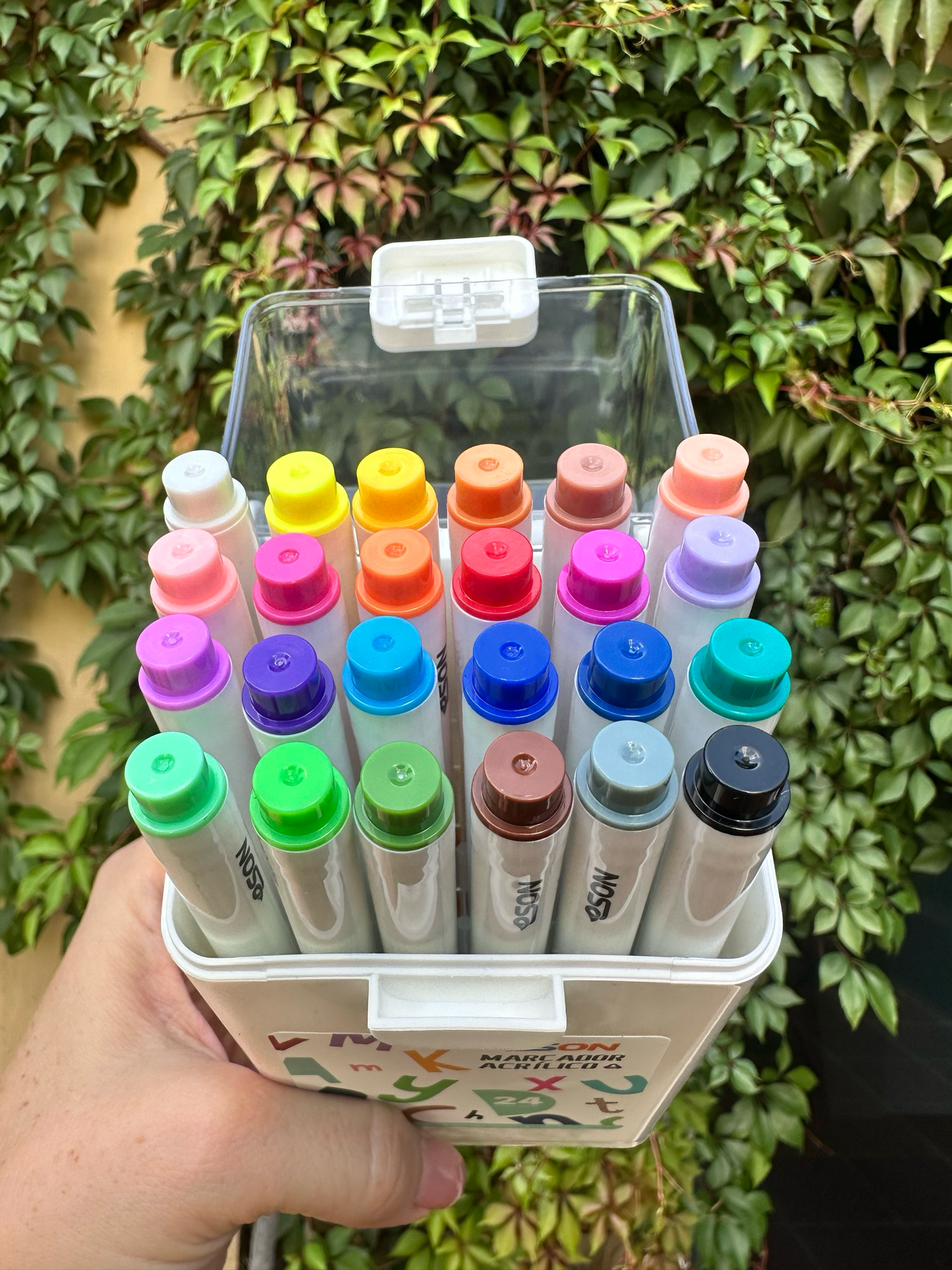 Marcadores acrílicos punta fina - 24 unidades