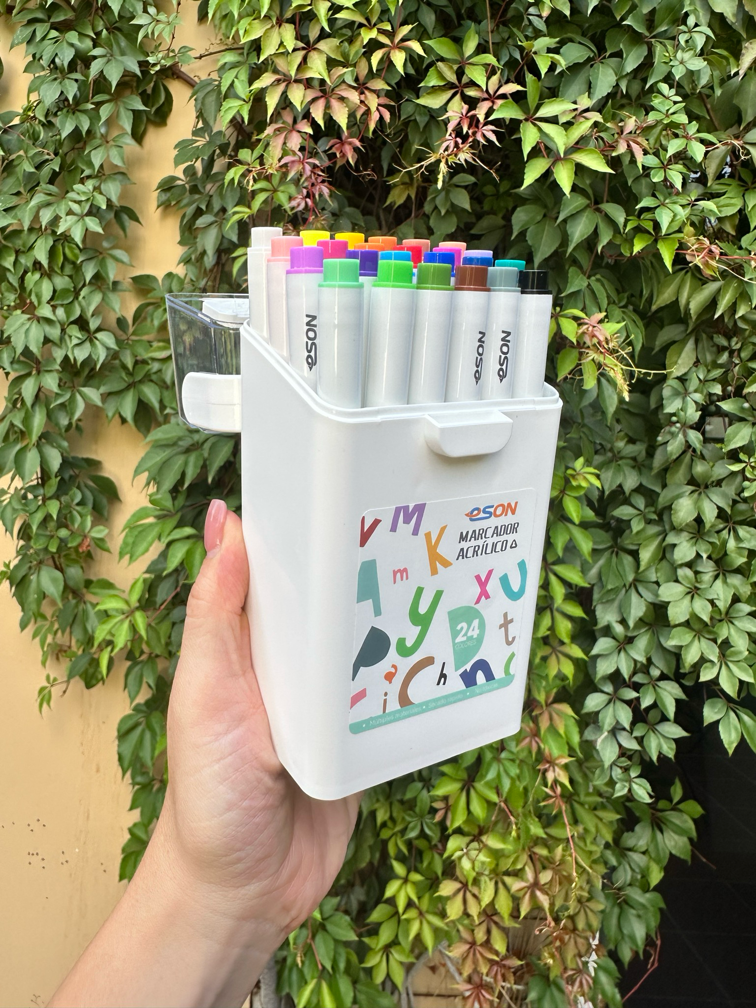 Marcadores acrílicos punta fina - 24 unidades