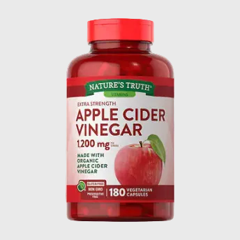Capsulas de Vinagre de Manzana - Nature's Truth | 1200 mg | 200 capsulas / EUA