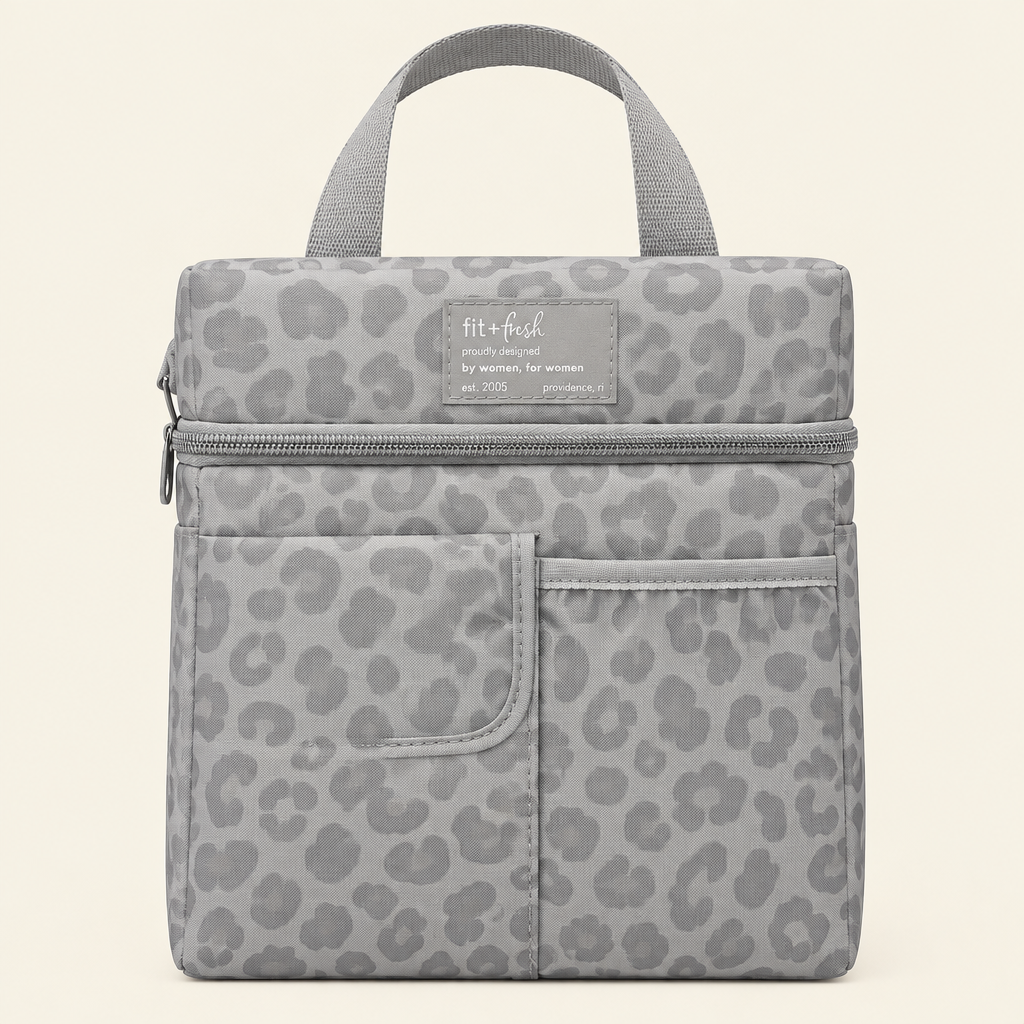 Lonchera gris con recipientes / EUA